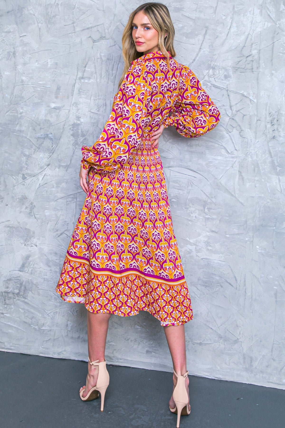 LIFETIME CELEBRATIONS WOVEN SHIRT DRESS Flying Tomato